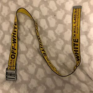 13’ Off-White yellow multicolor OS industrial belt
